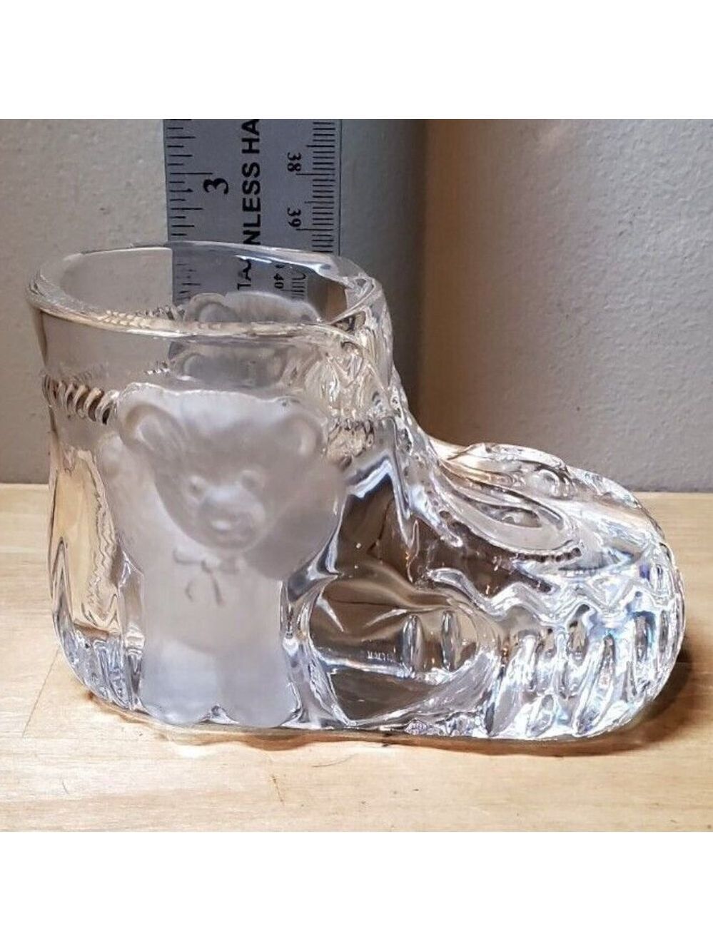 Crystal Clear Industries Baby Bootie Candle Holder